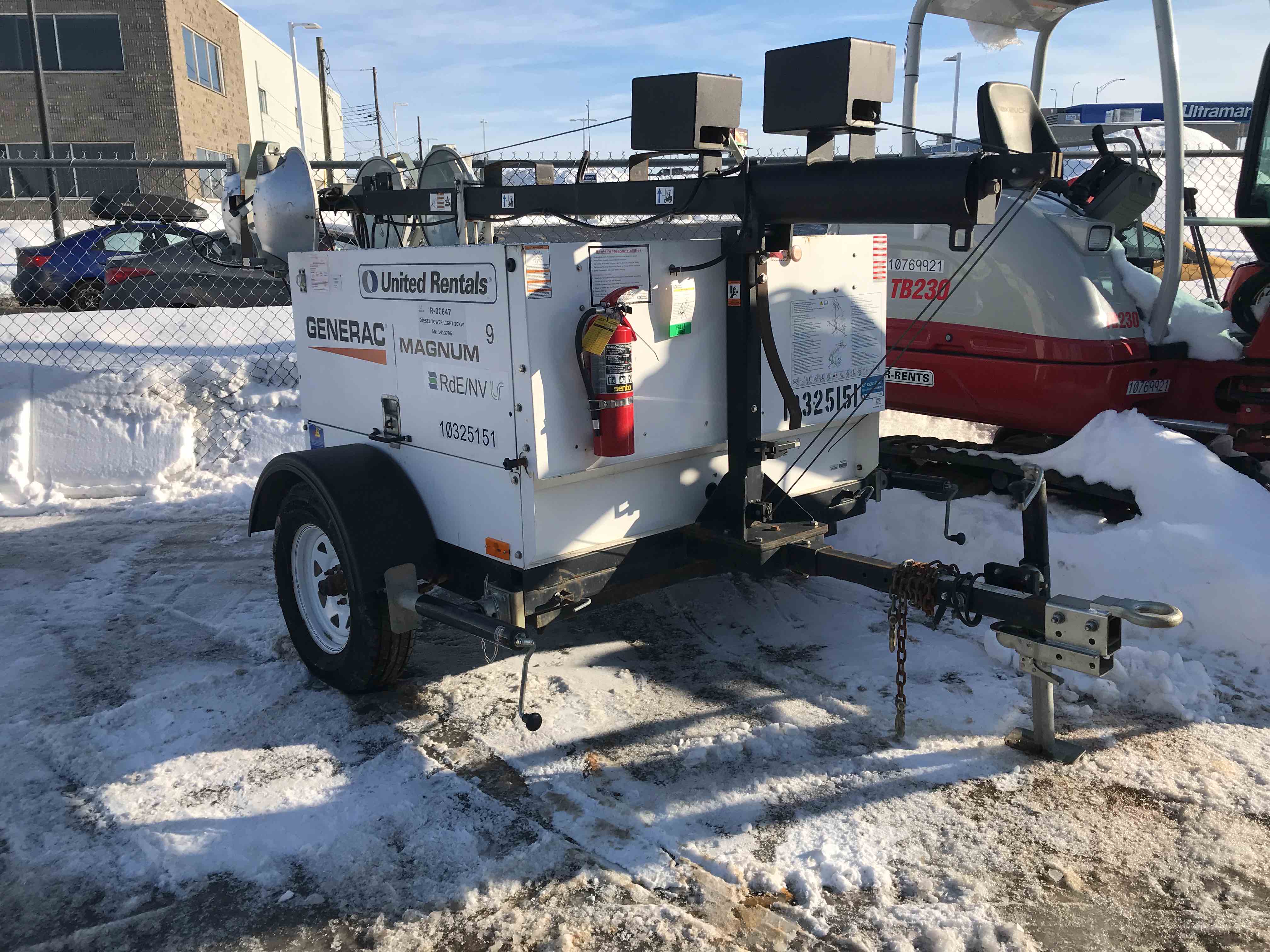 Used 2014 Magnum Pro MLT5200 Towable Light Tower For Sale in Port