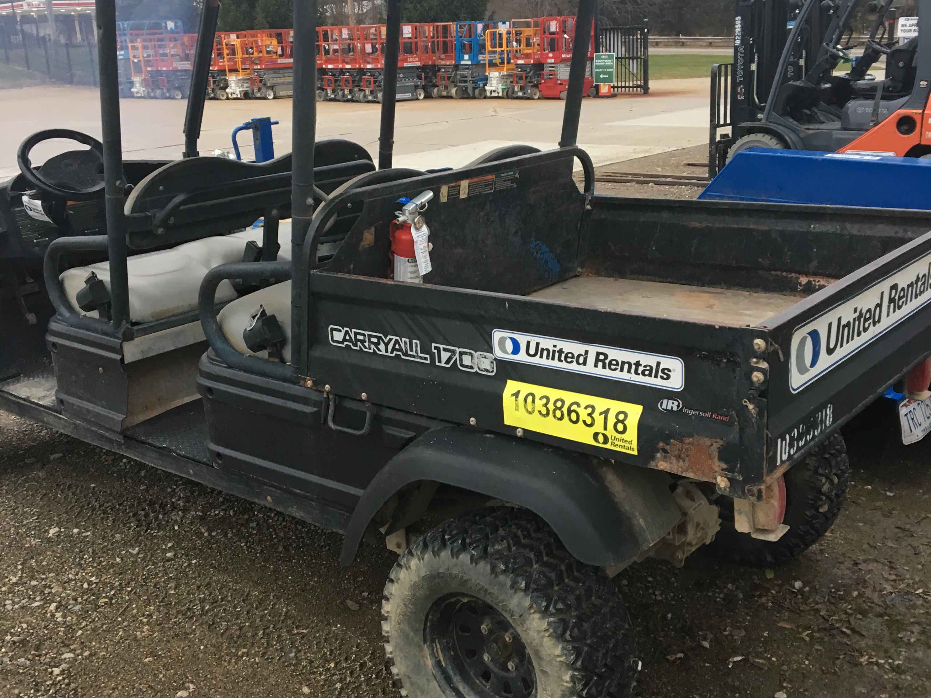 Used 2015 Club Car CARRYALL 1700 Utility Vehicle For Sale in Romulus