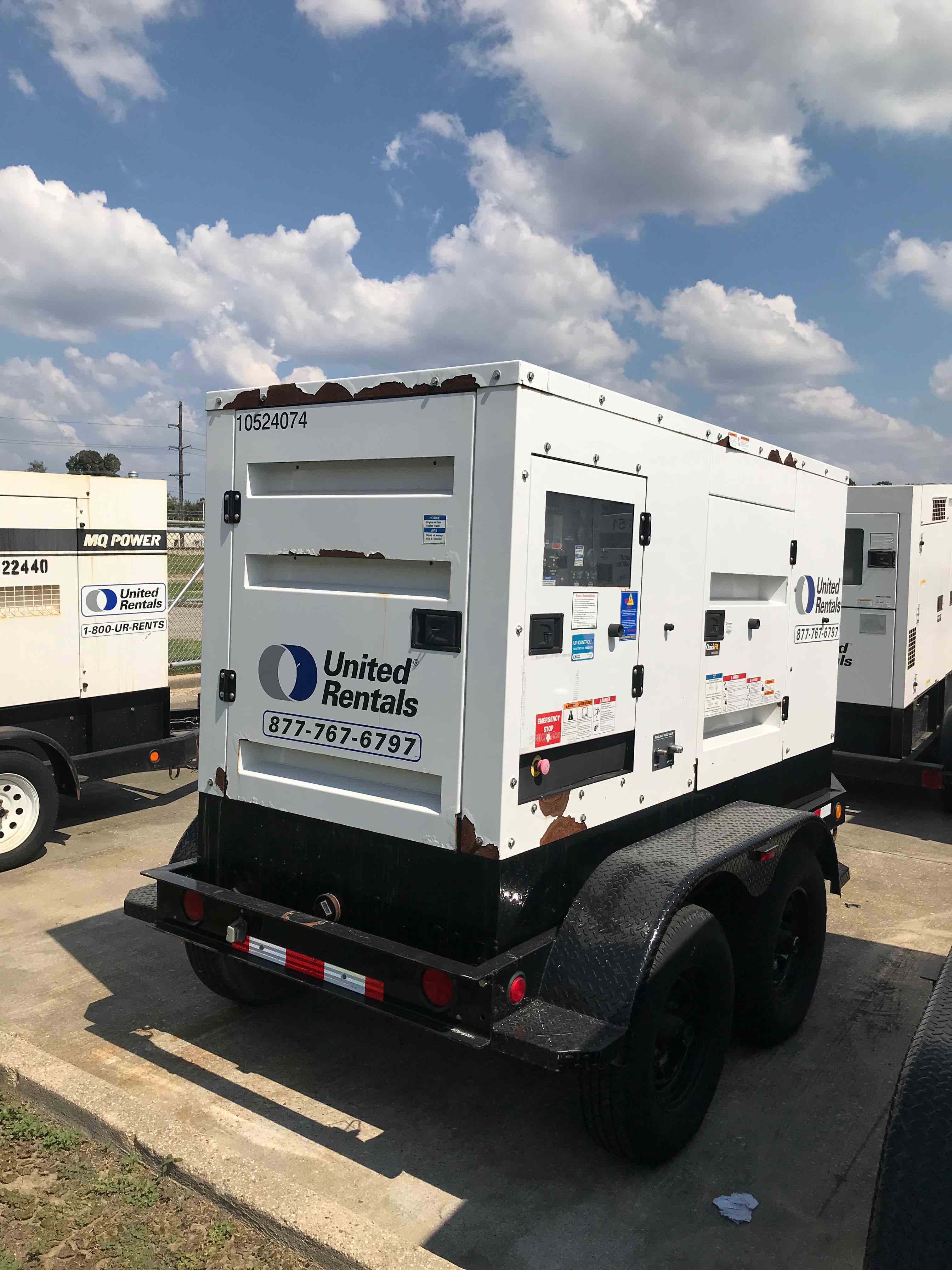 Used 2016 Cummins C100D6RG Diesel Generator For Sale in Baton Rouge, LA