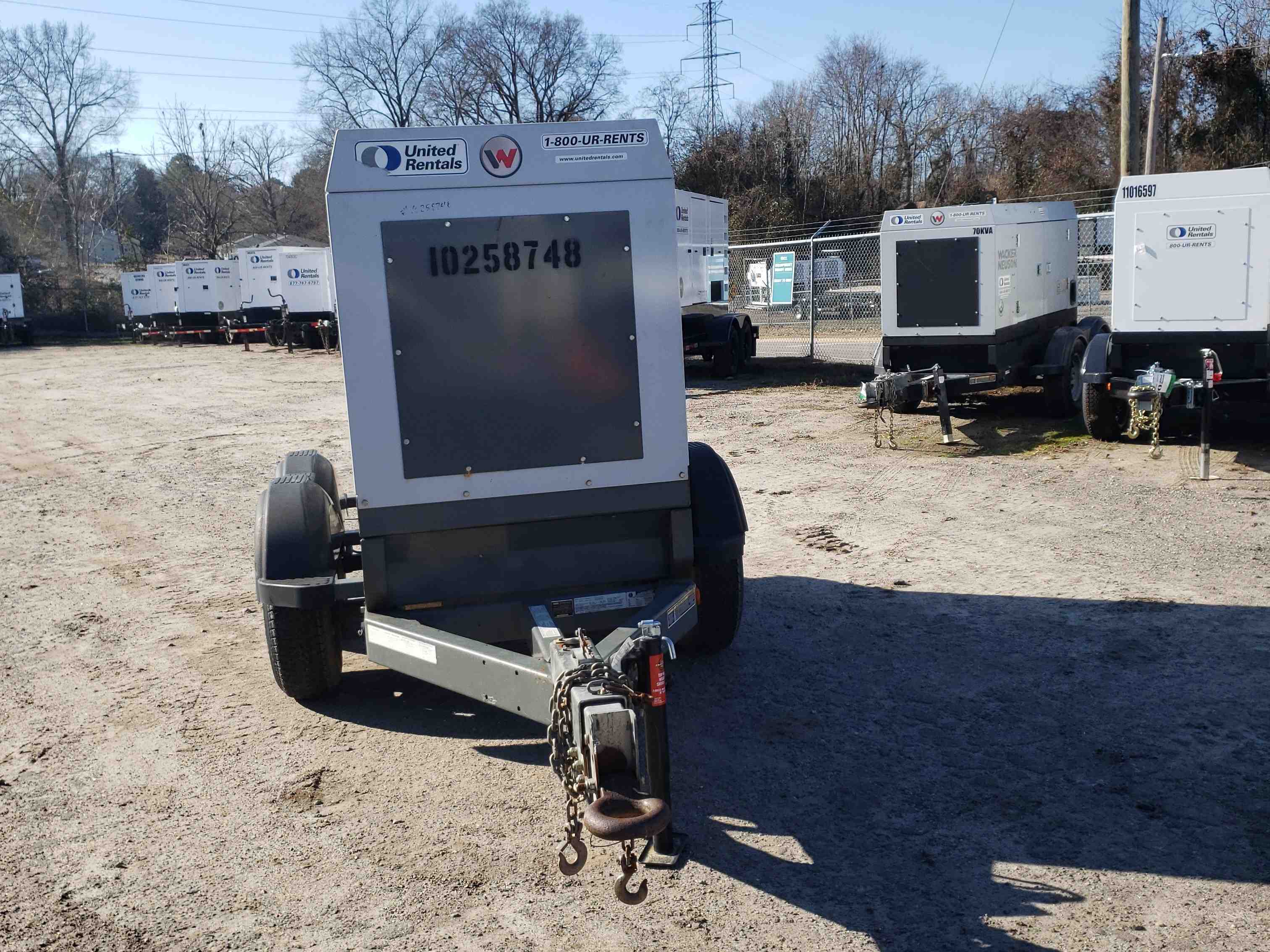 Used 2014 Wacker Neuson G 70 Diesel Generator For Sale in Wixom, MI