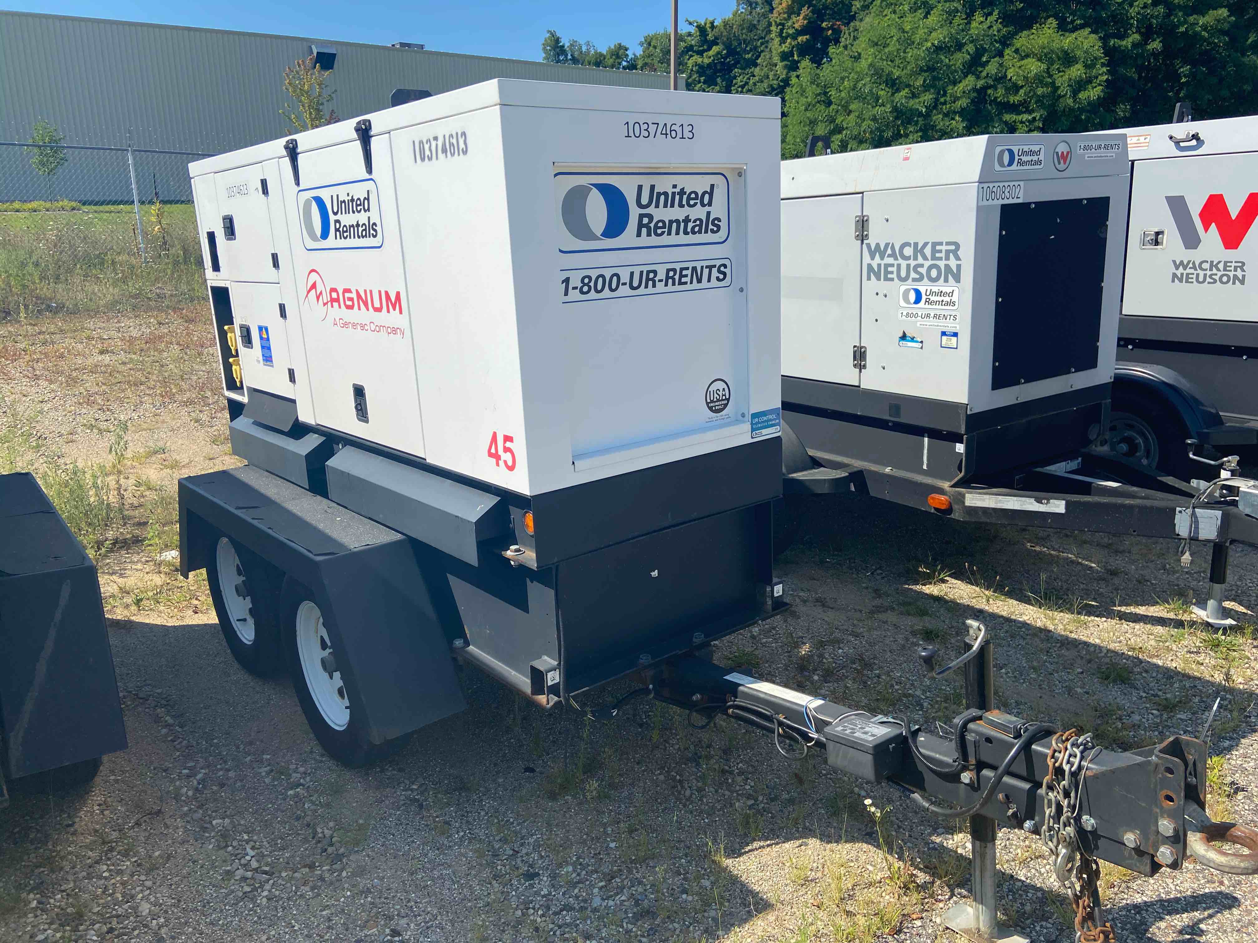 Used 2015 Magnum Pro MMG45IF4 Diesel Generator For Sale in Louisville, KY United Rentals