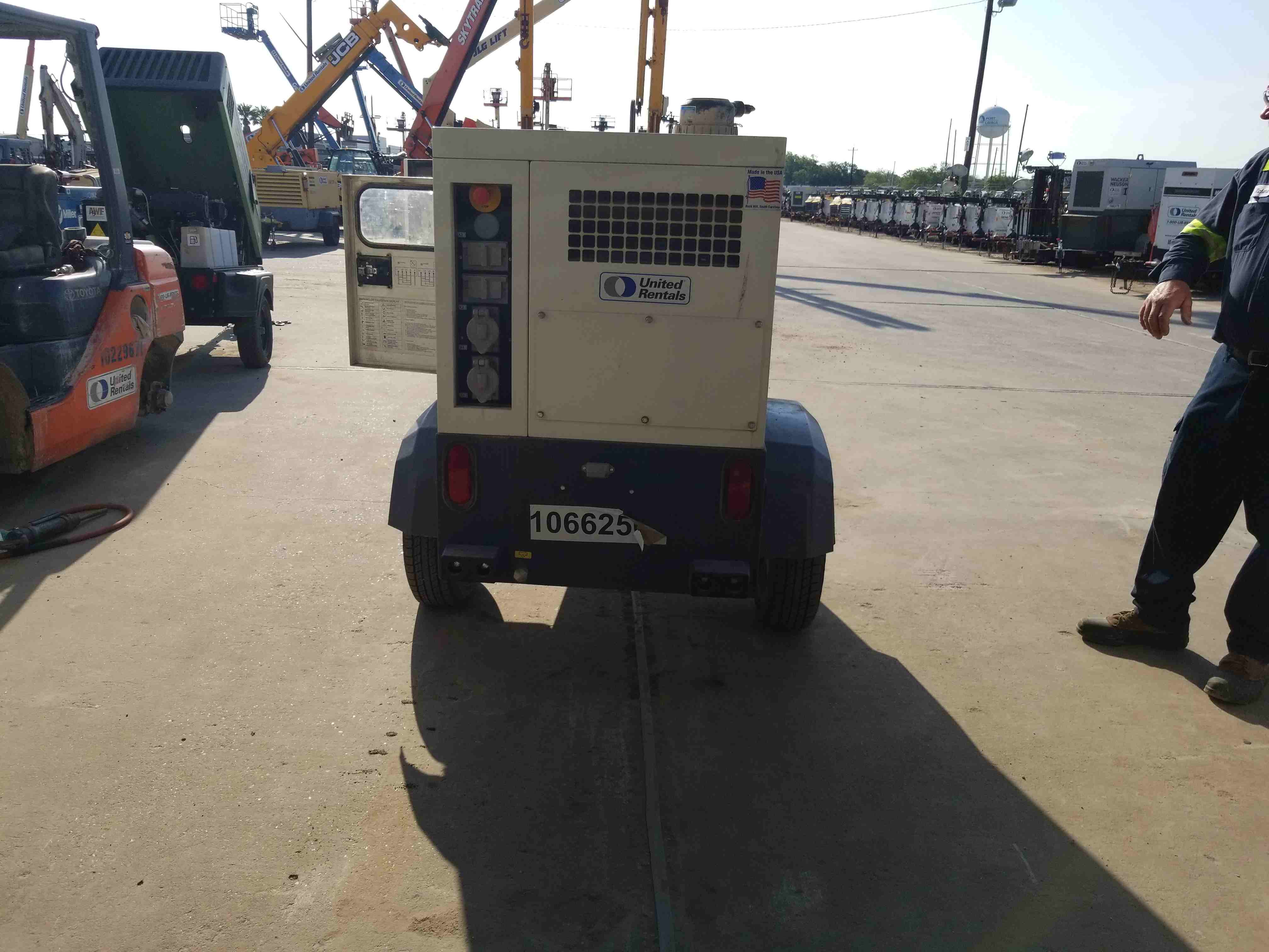 Used 2017 Atlas Copco QAS 45 Diesel Generator For Sale in Ingleside, TX