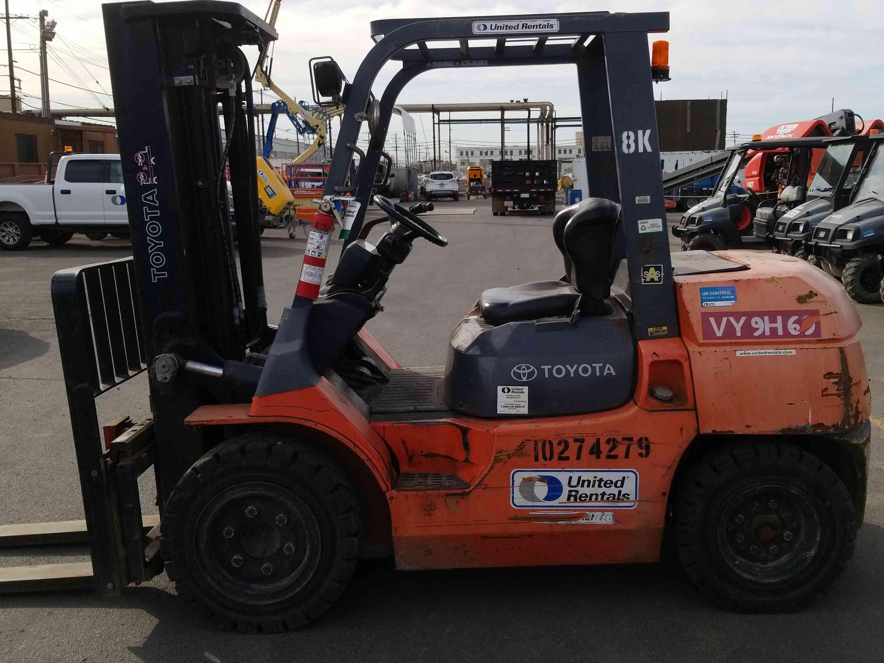 Used 2014 Toyota 7FDU35 Warehouse Forklift For Sale in Rodeo, CA United Rentals