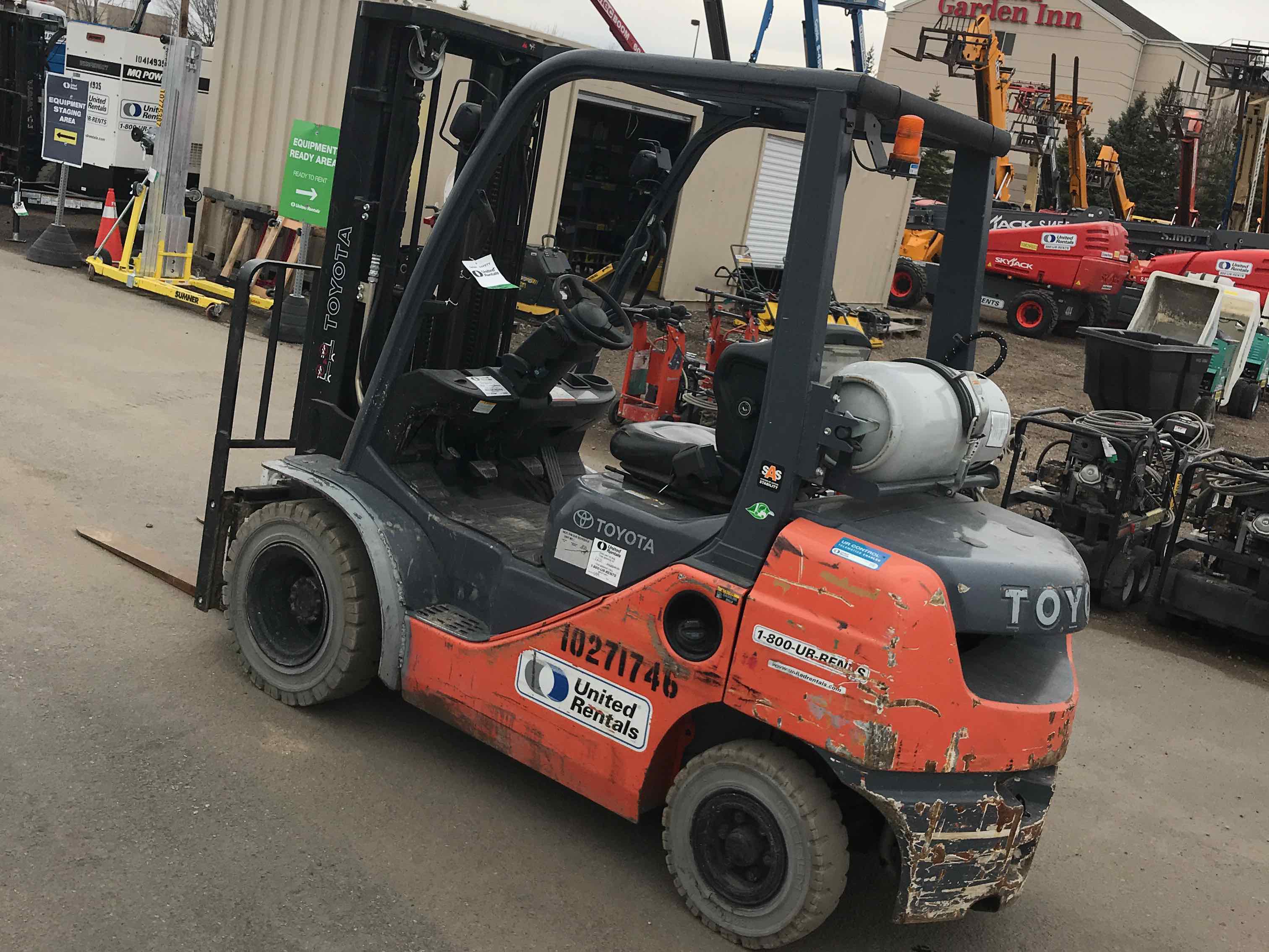 Used 2014 Toyota 8FGU25 Warehouse Forklift For Sale in Boise, ID