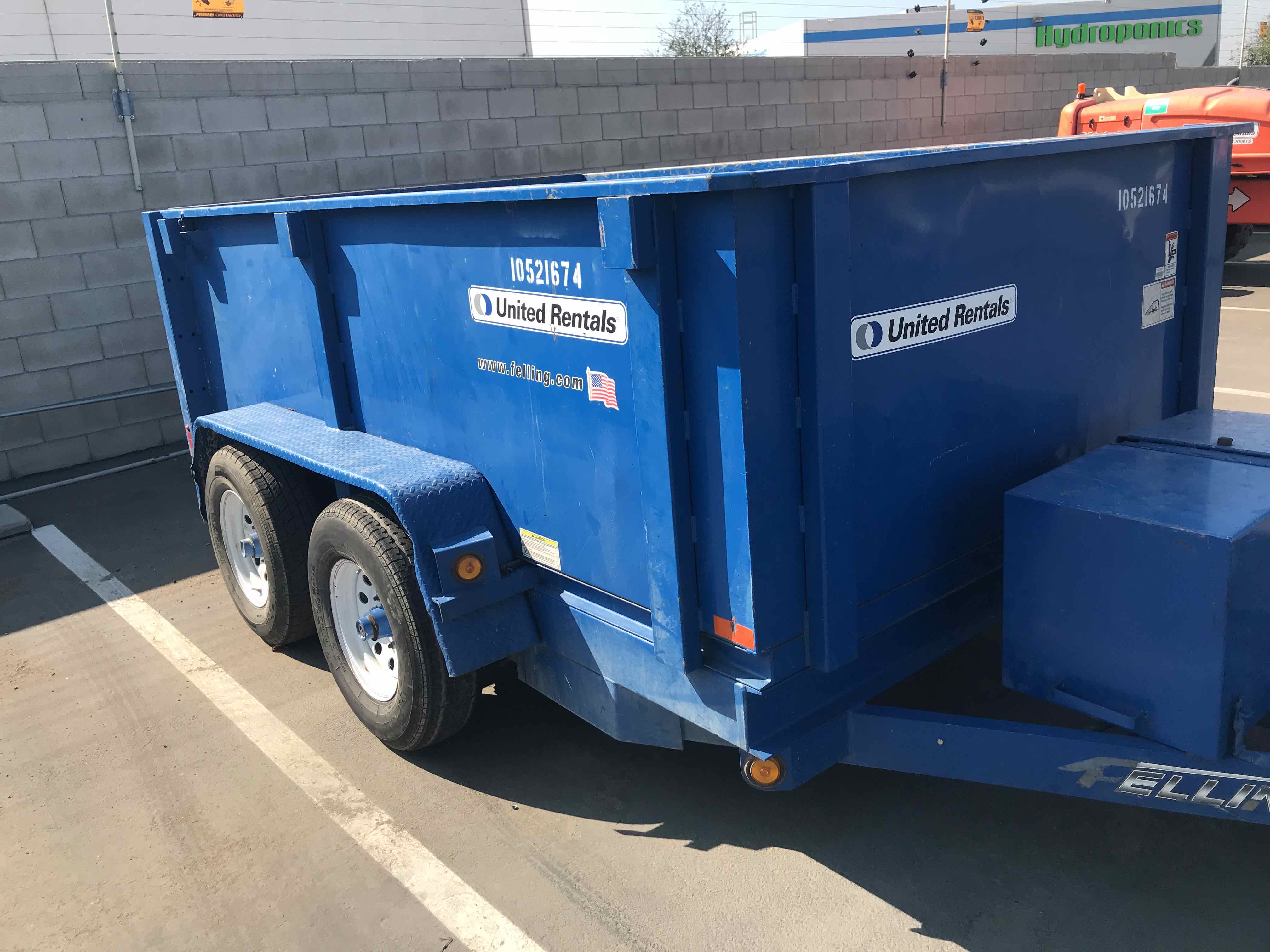 Used 2017 Felling F10DT Dump Trailer For Sale in Cathedral City, CA
