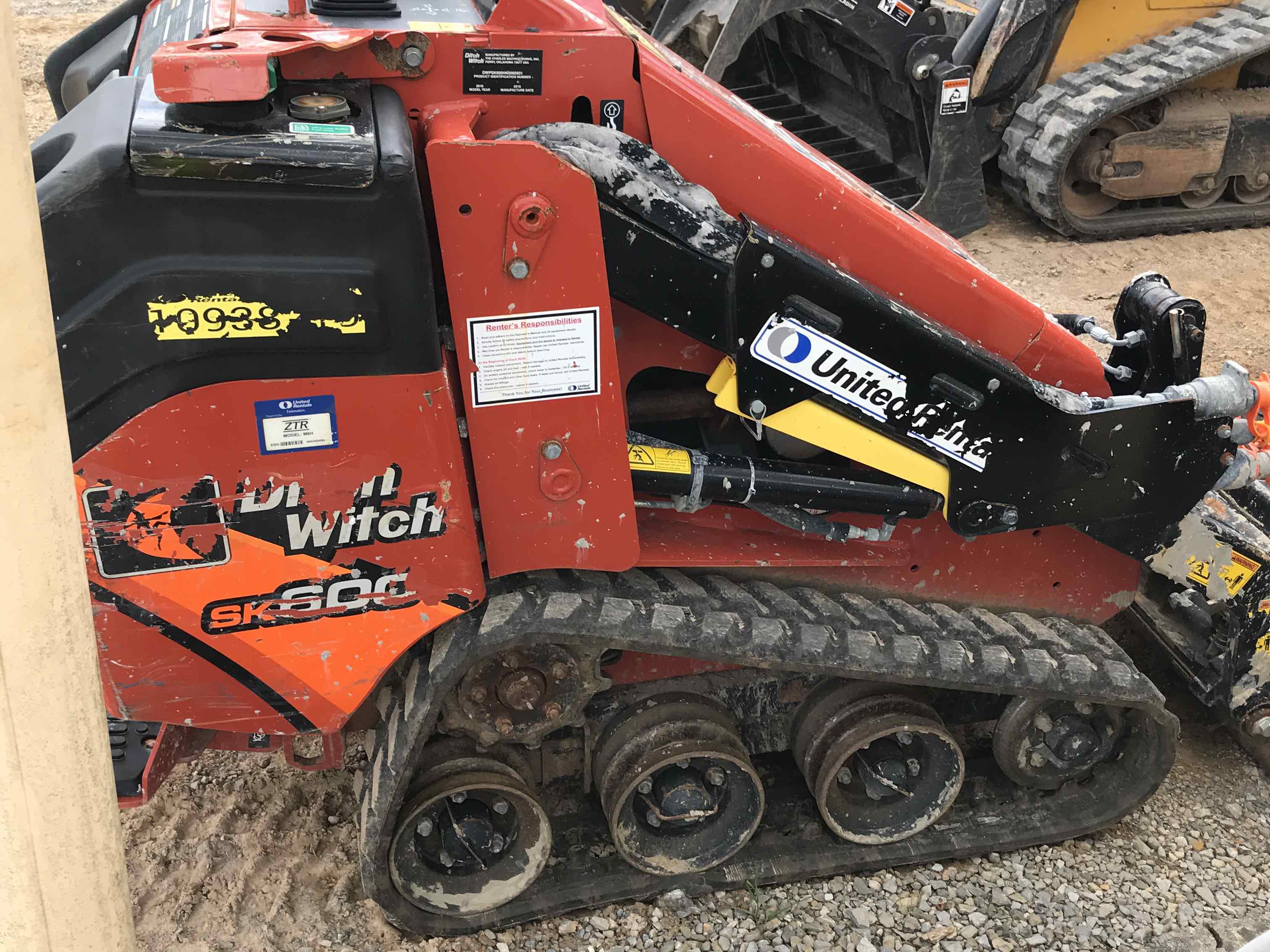 Used 2019 Ditch Witch SK600 Track Loader For Sale in Clarksville, TN