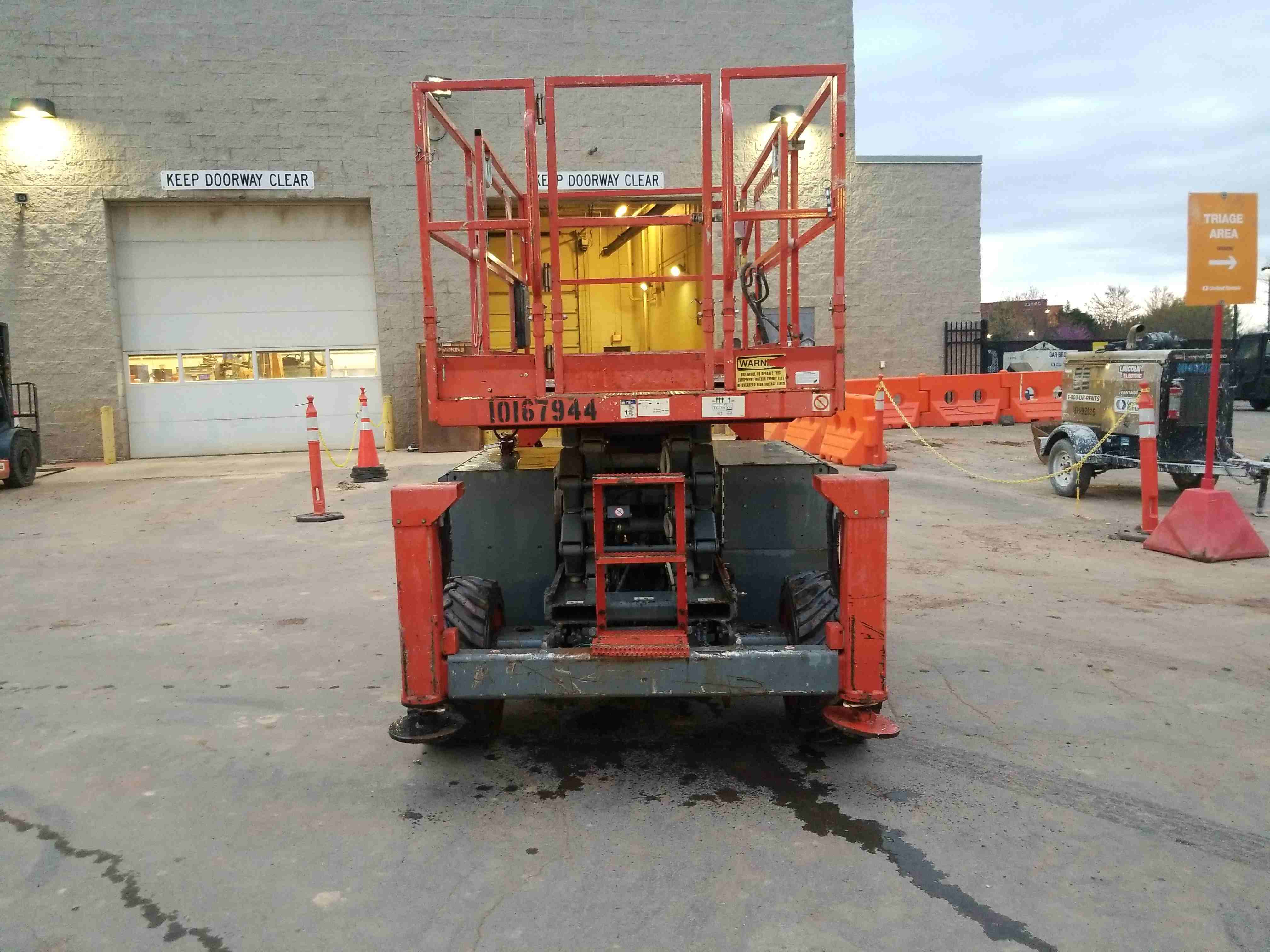 Used 2013 Skyjack SJ6832RT Rough Terrain Scissor Lift For Sale in