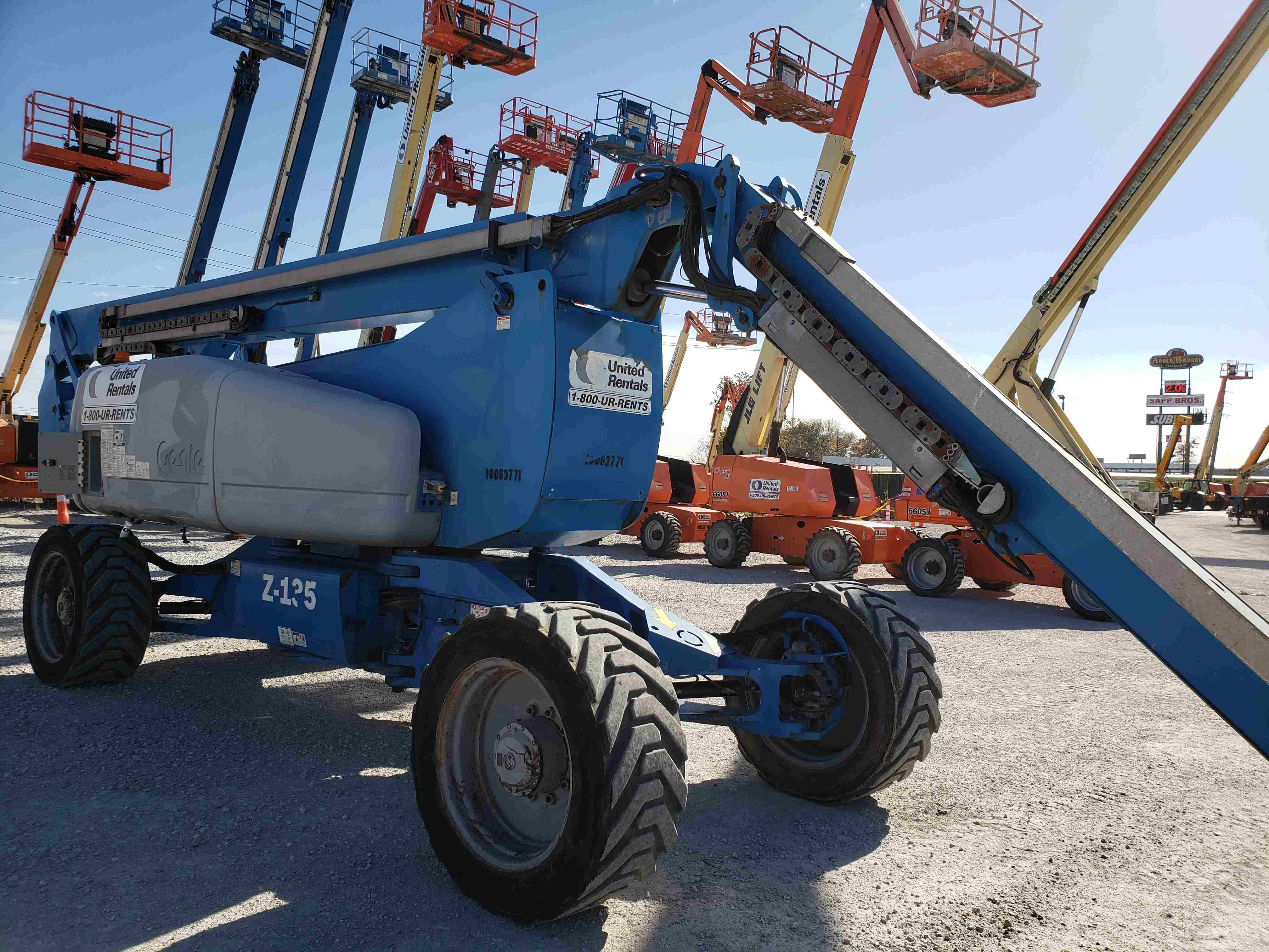 Used 2012 Genie Z135/70 Articulating Boom Lift For Sale in Waterloo