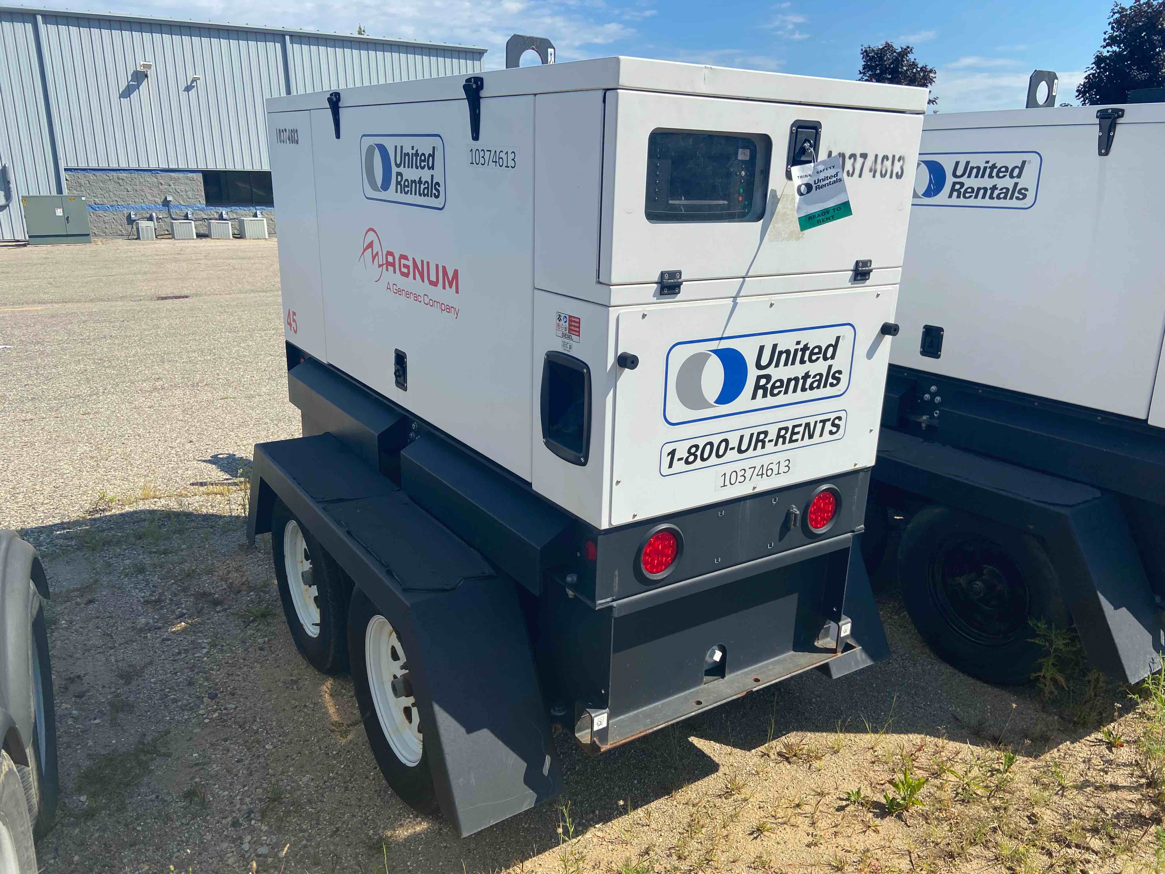 Used 2015 Magnum Pro MMG45IF4 Diesel Generator For Sale in Louisville, KY United Rentals