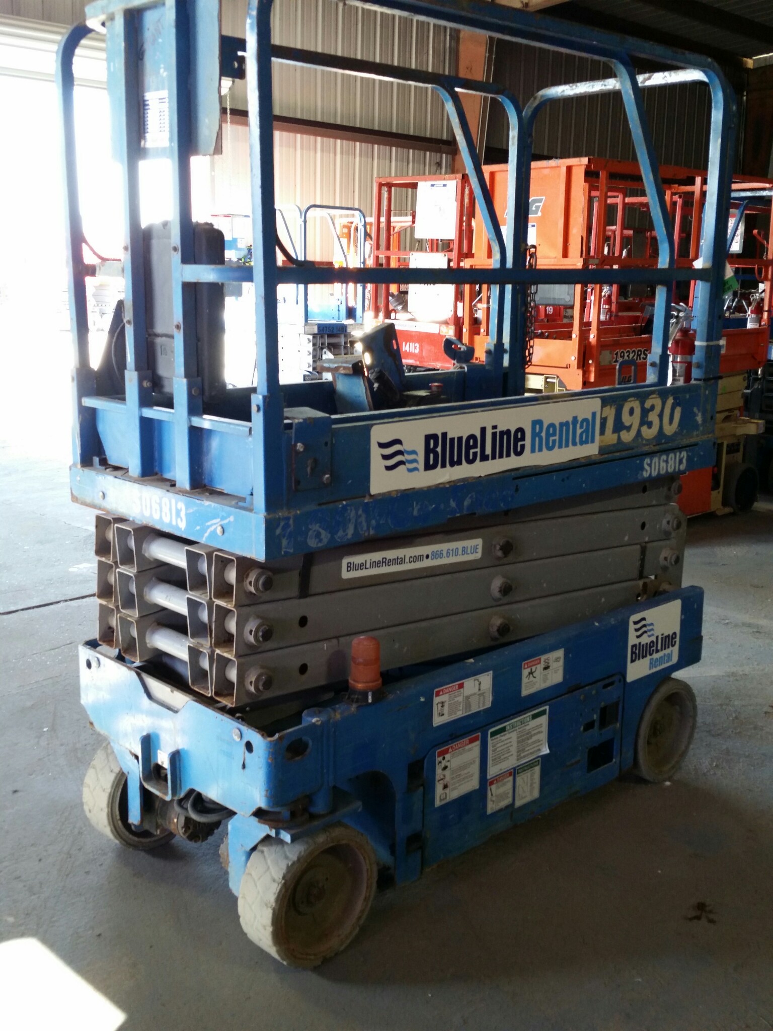 Used 2014 Genie GS1930 Scissor Lift For Sale in Leesville, LA United
