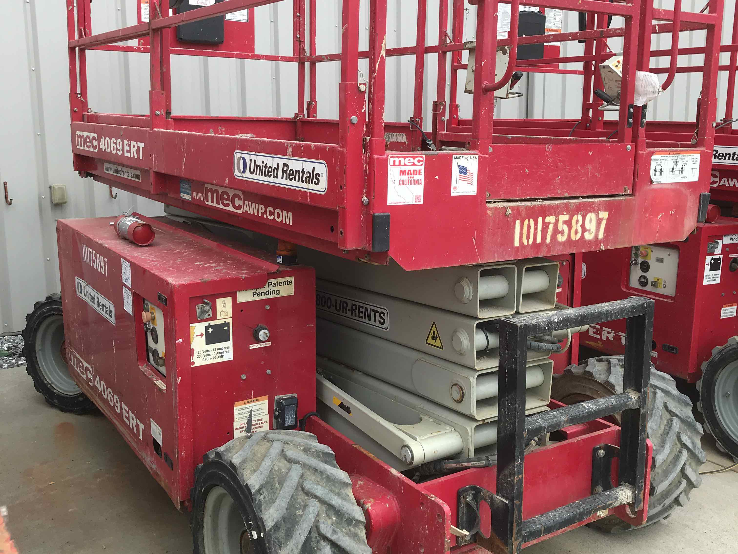 Used 2013 MEC 4069ERT Scissor Lift For Sale in Roanoke, VA United Rentals