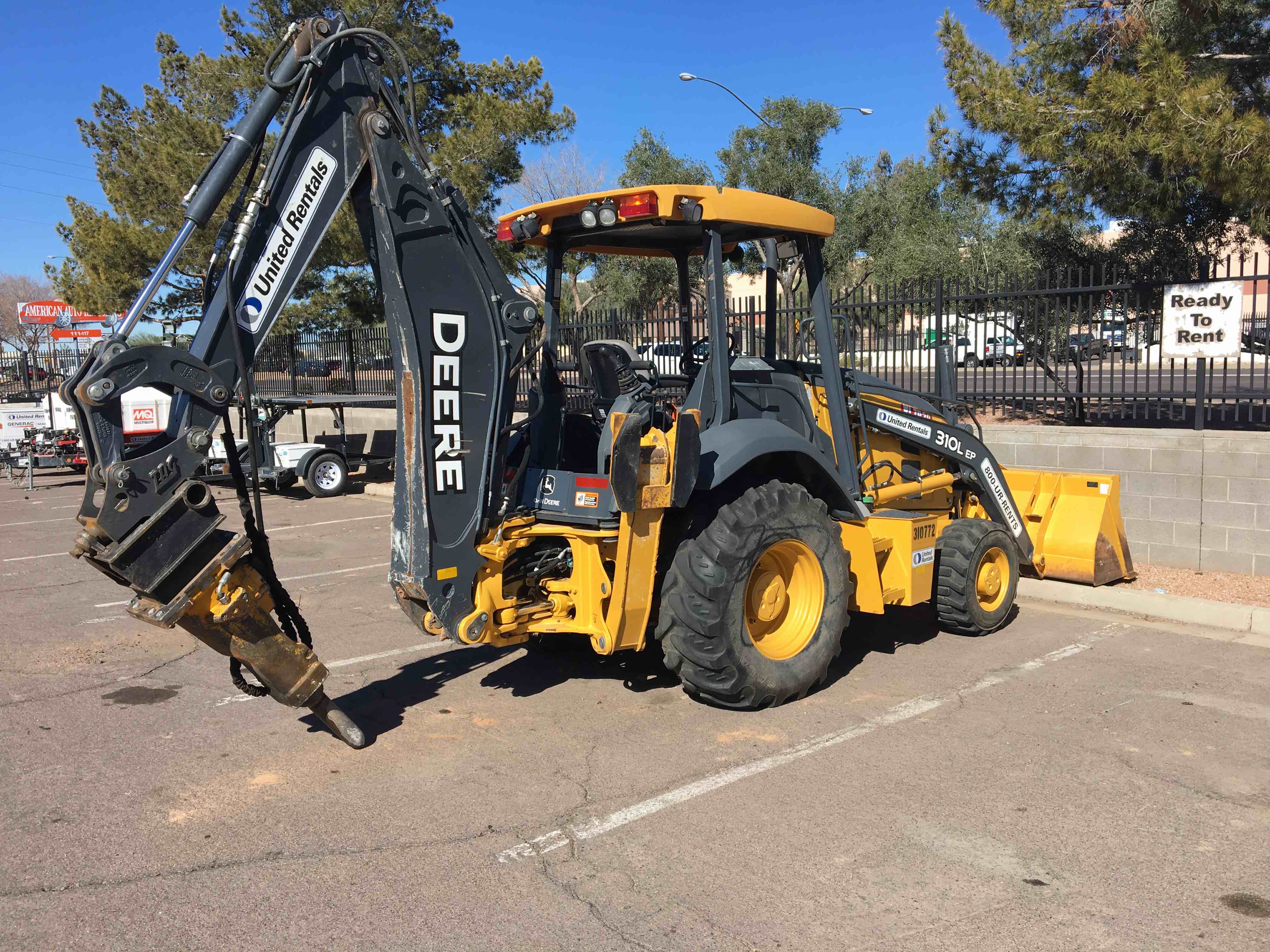 Used 2017 John Deere 310L EP Backhoe Loader For Sale in Flagstaff, AZ United Rentals