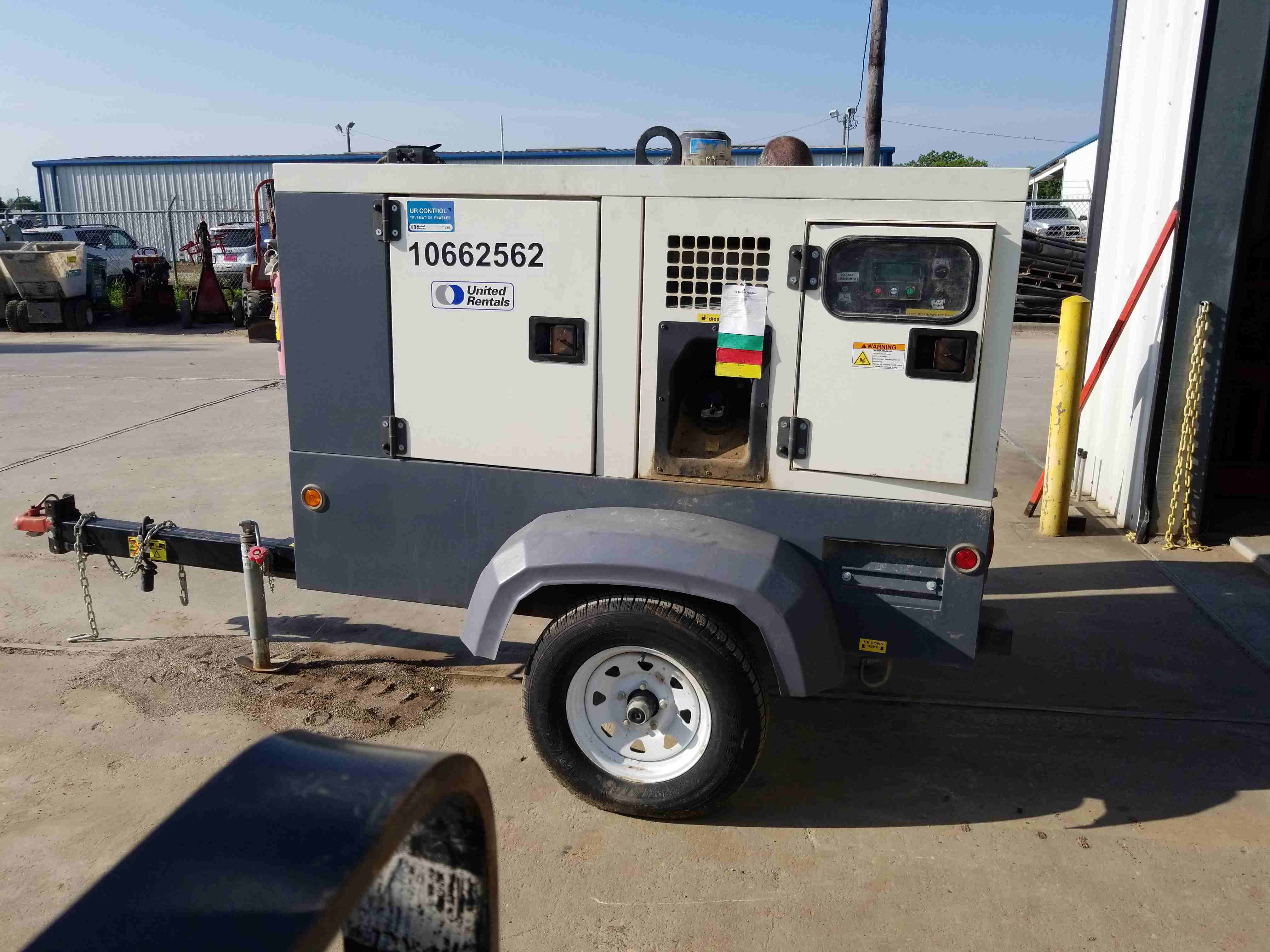 Used 2017 Atlas Copco QAS 45 Diesel Generator For Sale in Ingleside, TX