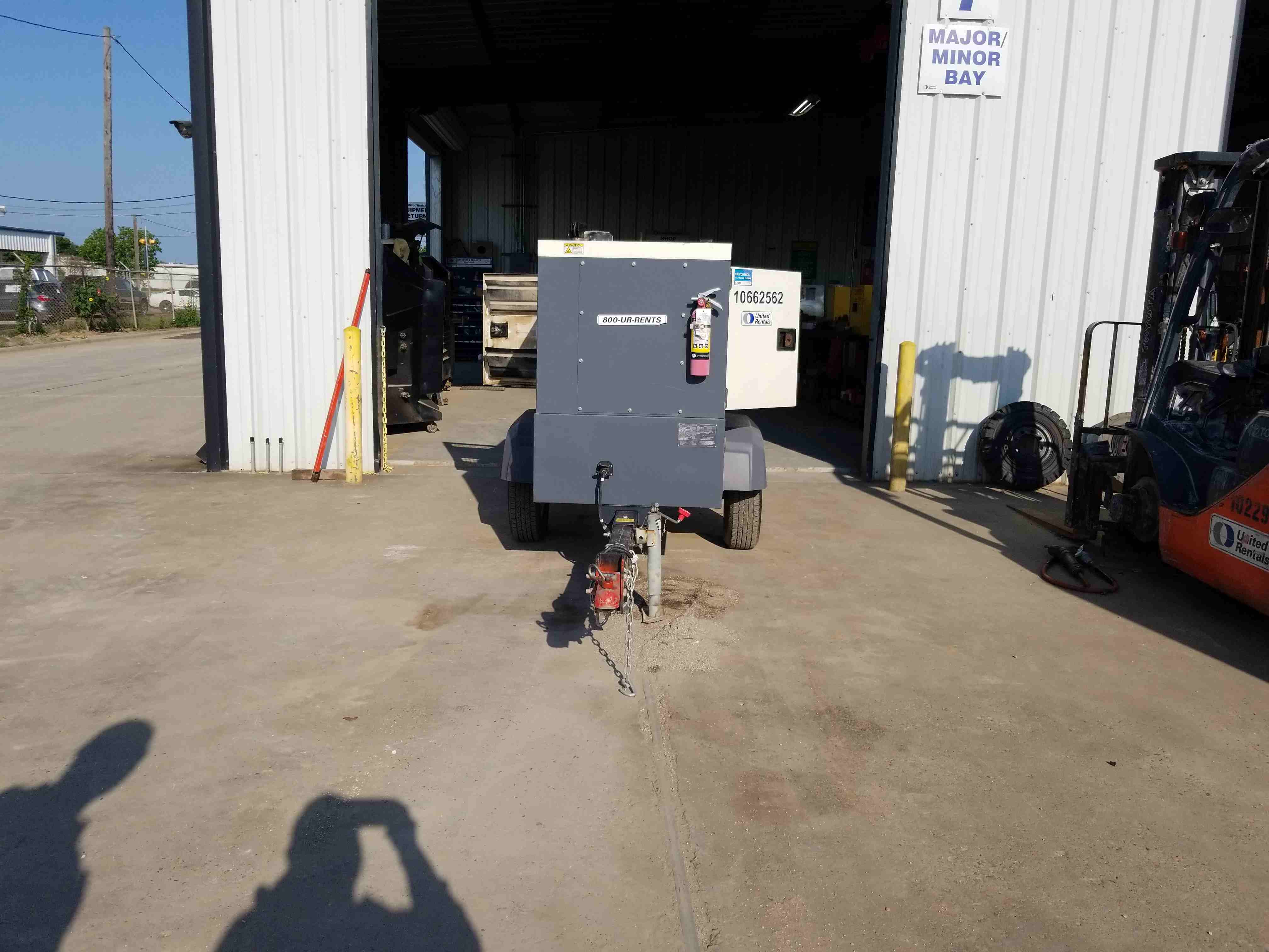 Used 2017 Atlas Copco QAS 45 Diesel Generator For Sale in Ingleside, TX