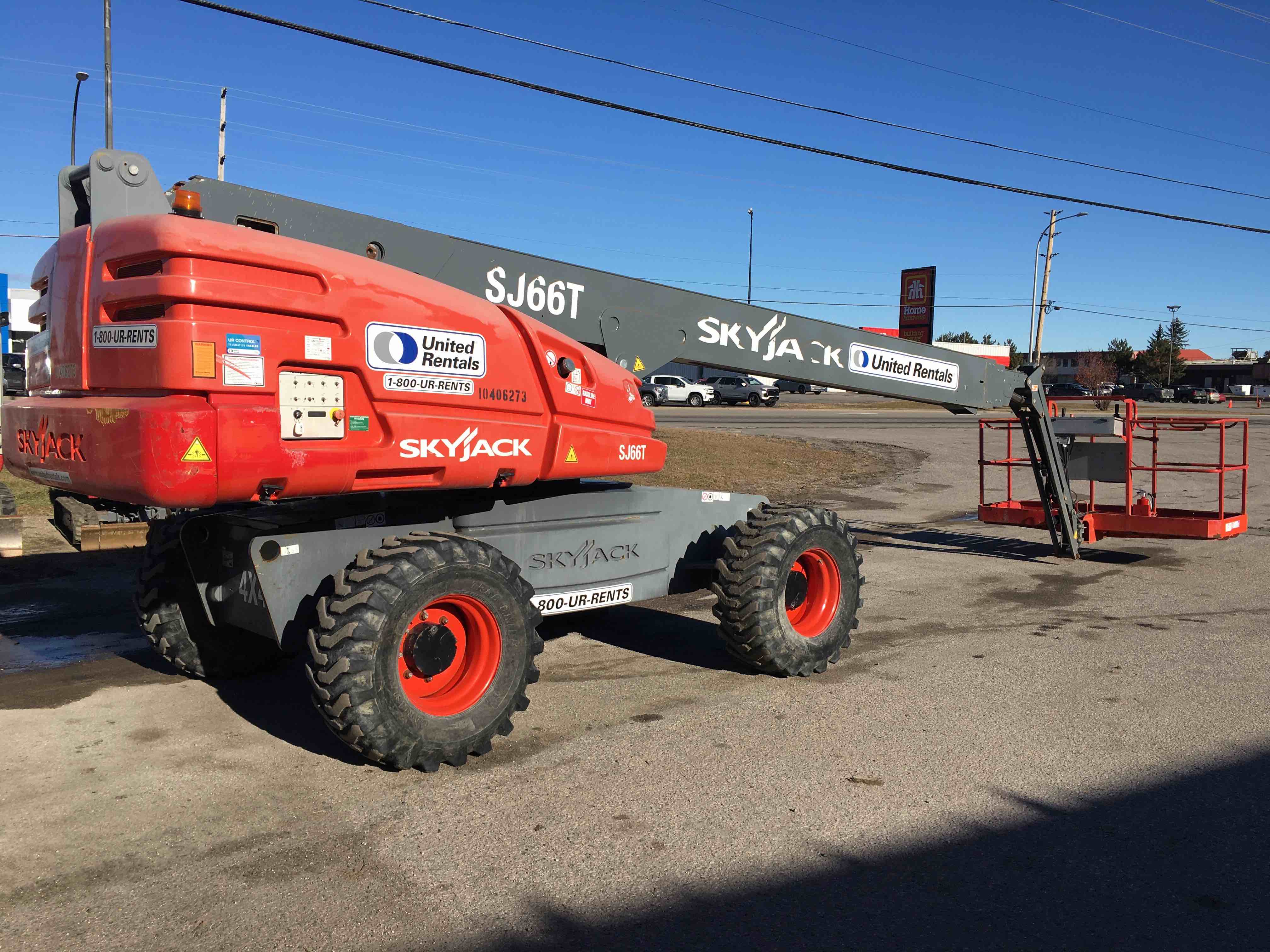 Used 2015 Skyjack SJ66T Telescopic Boom Lift For Sale in Thunder Bay