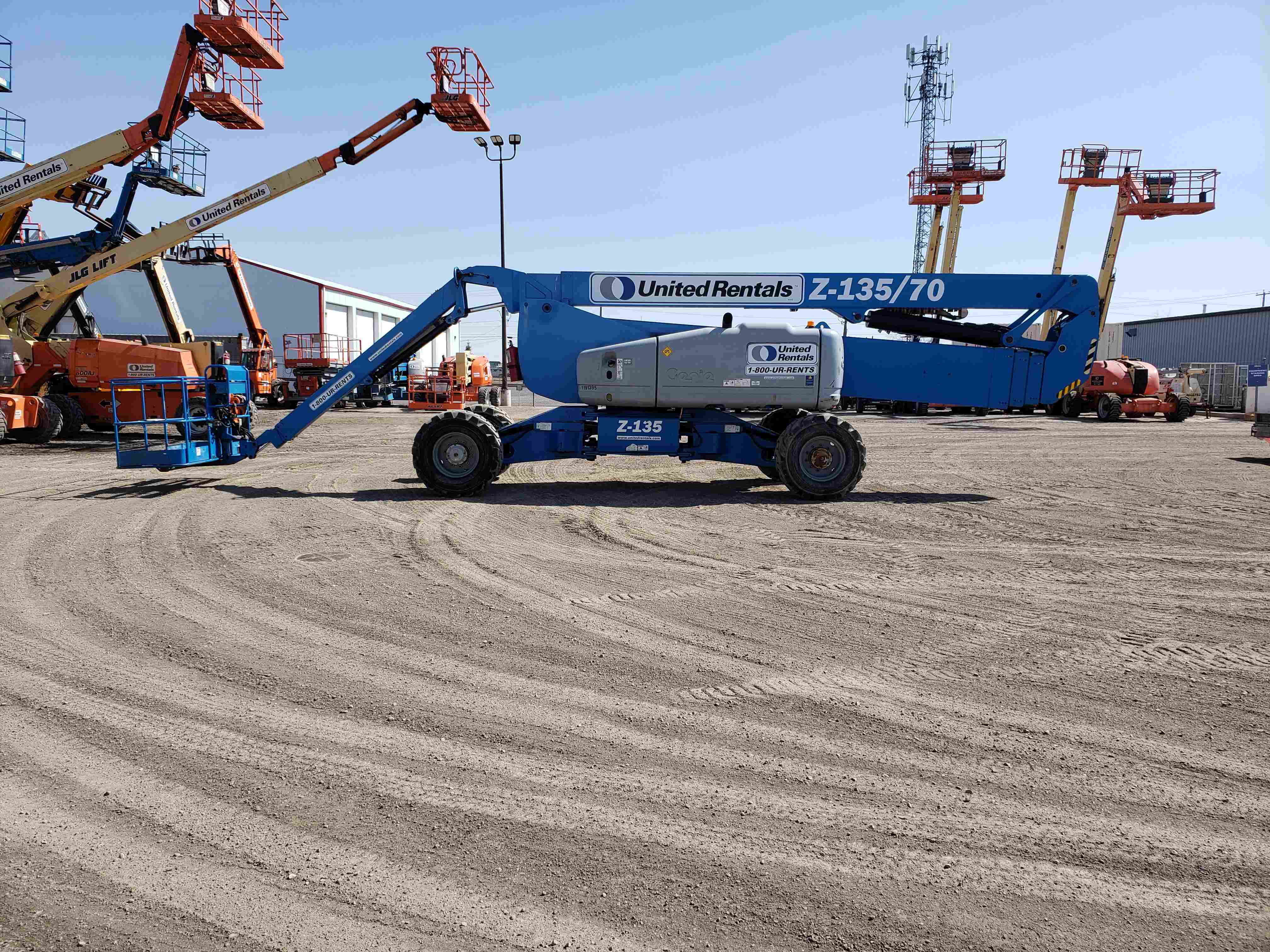 Used 2011 Genie Z135/70 Articulating Boom Lift For Sale in Regina, SK