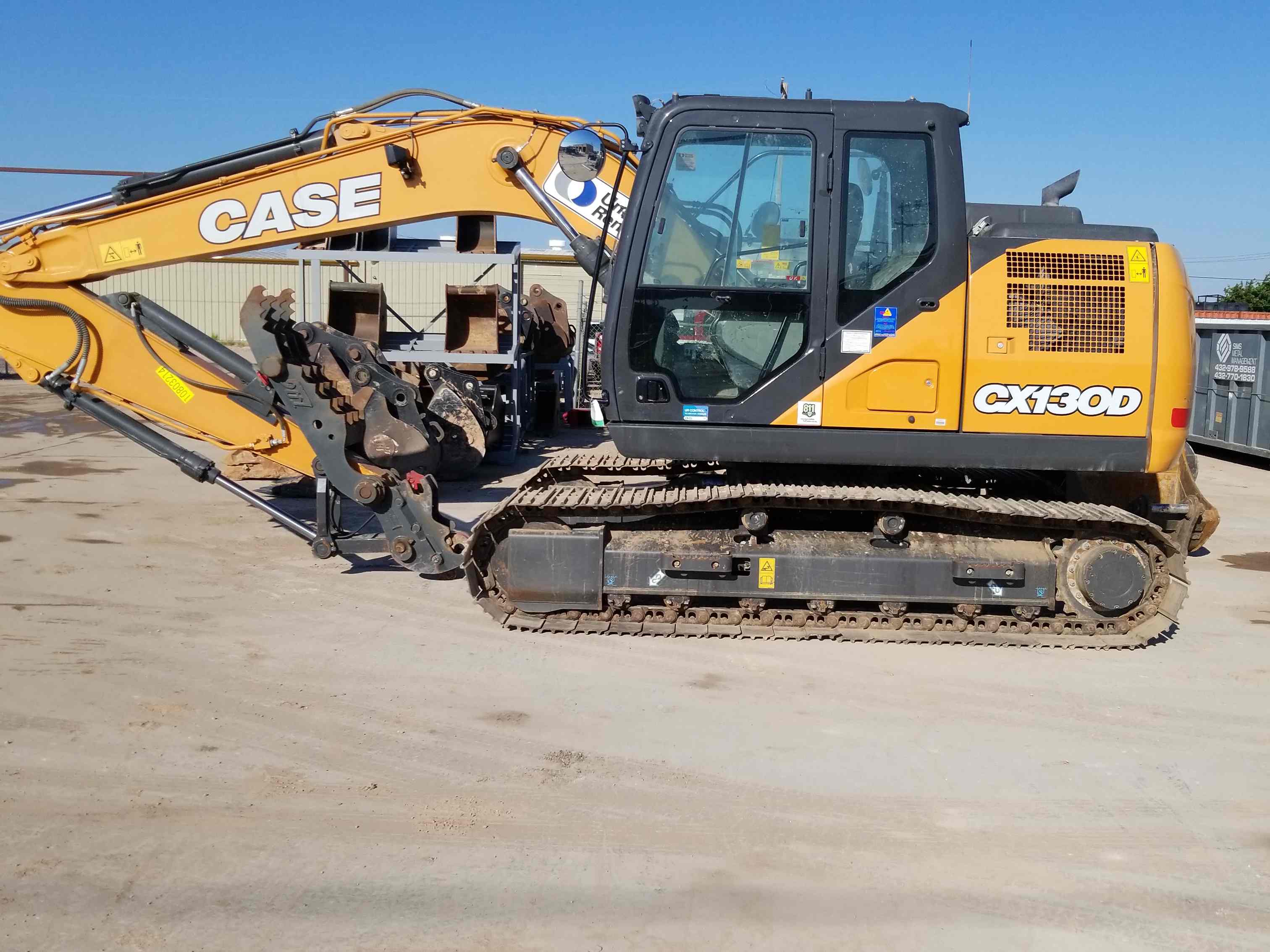 Used 2018 Case CX130D Excavator For Sale in Odessa, TX United Rentals