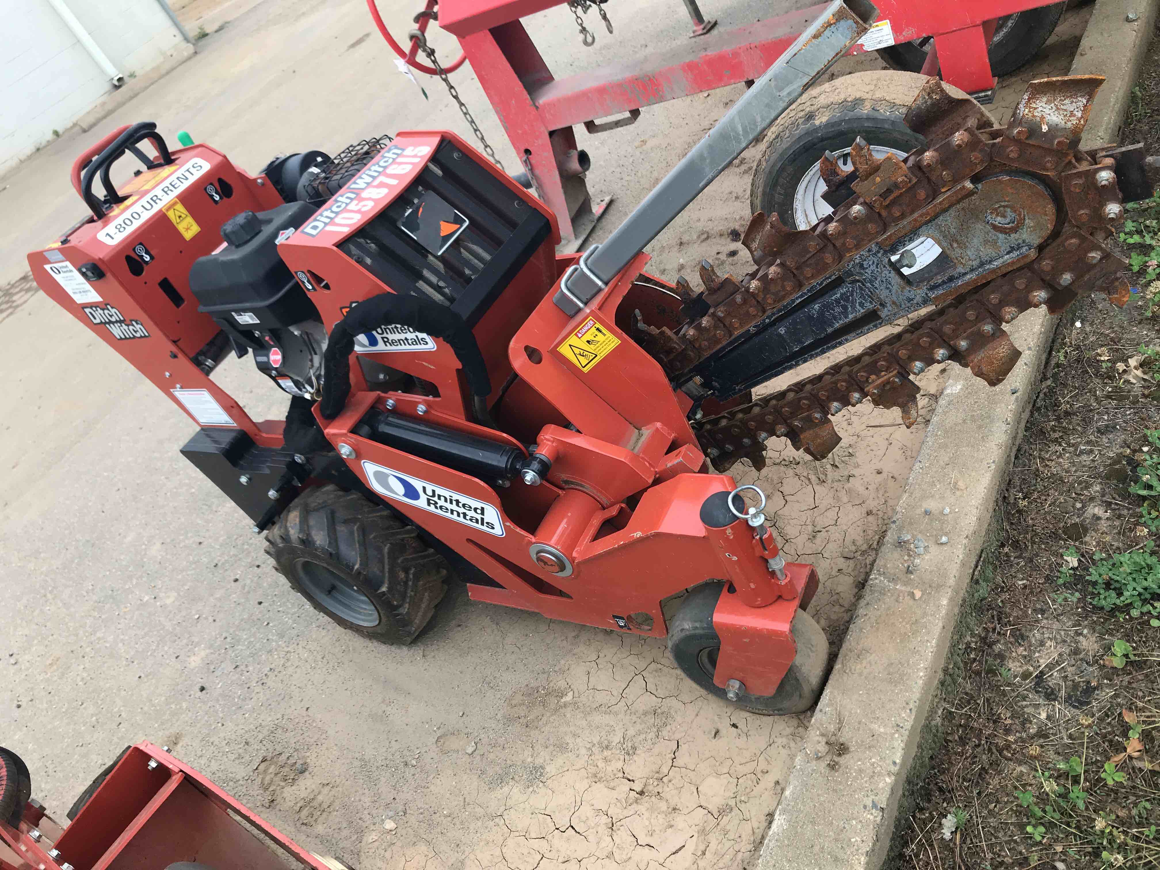 Used 2017 Ditch Witch C14 WalkBehind Trencher For Sale in Arden, NC