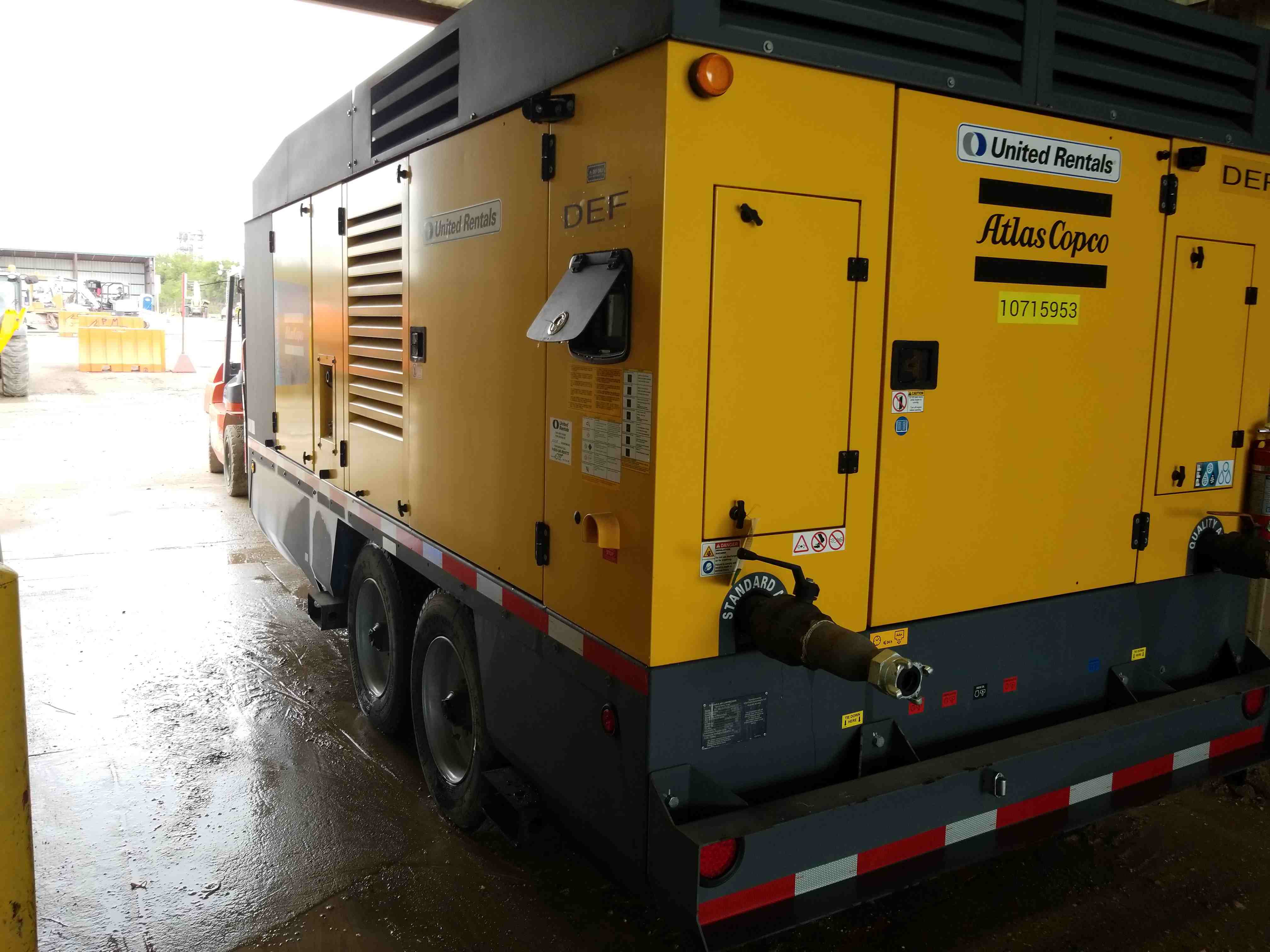 Used 2018 Atlas Copco XAS1800 JD7 T4F Air Compressor For Sale in Corpus ...
