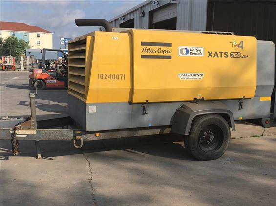 2014 Atlas Copco XATS750JD Air Compressor