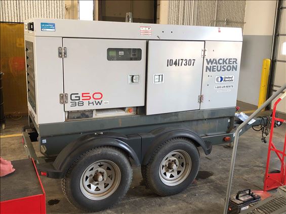 2015 Wacker Neuson G50 T4F Diesel Generator