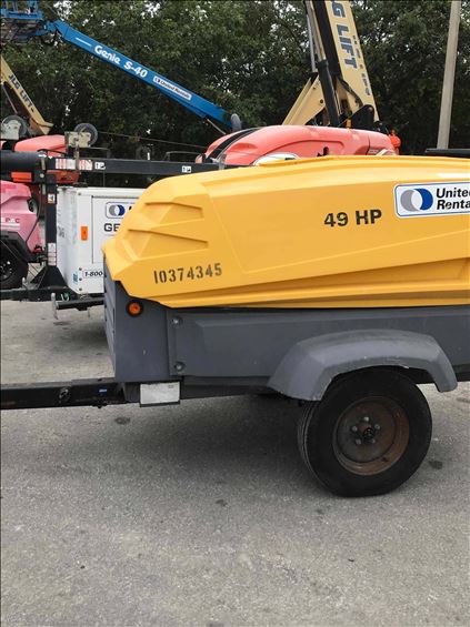 2015 Atlas Copco XAS185KD7 IT4 Air Compressor
