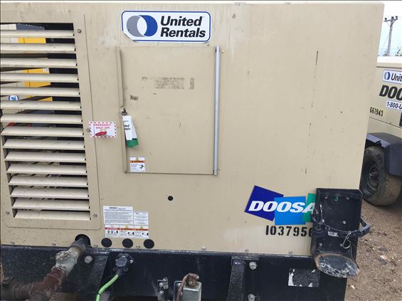 2015 Doosan XP825WCU-FX-T3 Air Compressor