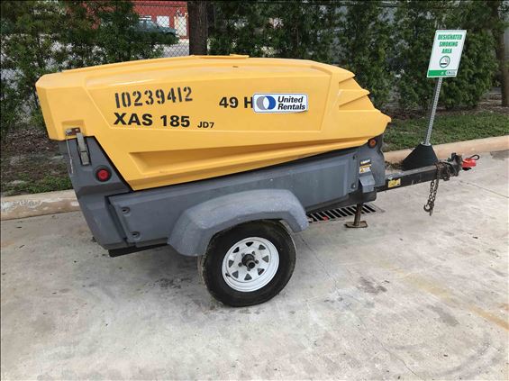2014 Atlas Copco XAS185JD Air Compressor