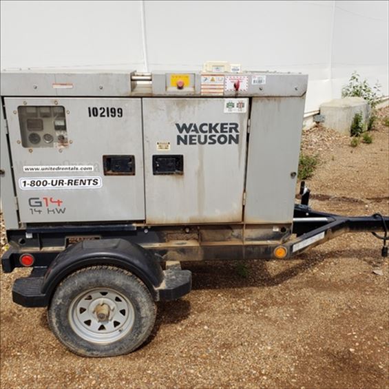 2014 Wacker Neuson G14 Diesel Generator