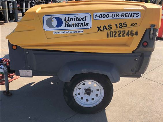 2014 Atlas Copco XAS185JD Air Compressor