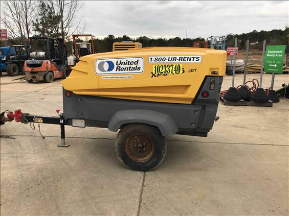 2014 Atlas Copco XAS185JD Air Compressor