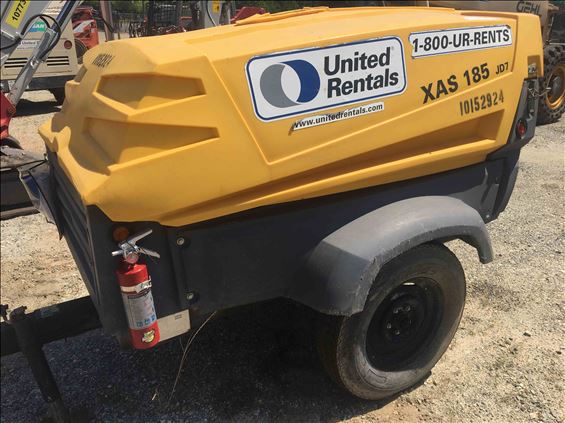 2013 Atlas Copco XAS185JD Air Compressor