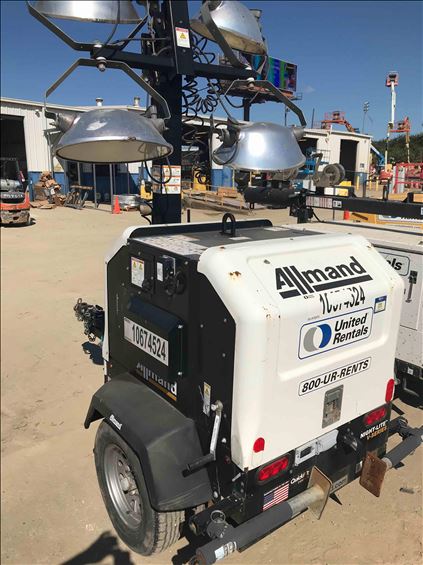 2017 Allmand NLPROII V Towable Light Tower