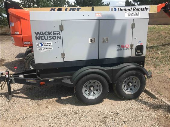 2017 Wacker Neuson G50 T4F Diesel Generator