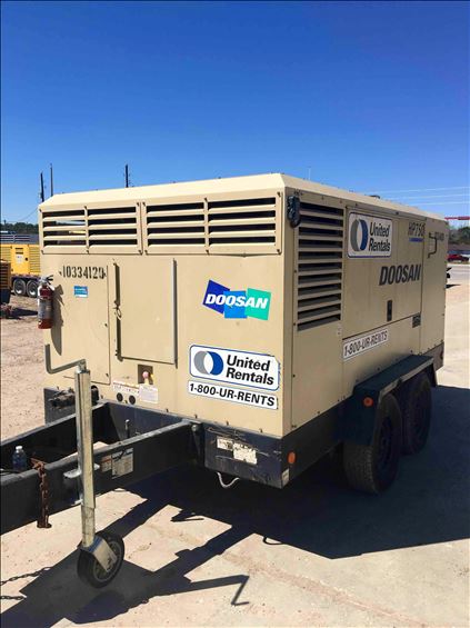 2015 Doosan HP750WCU-T4F Air Compressor