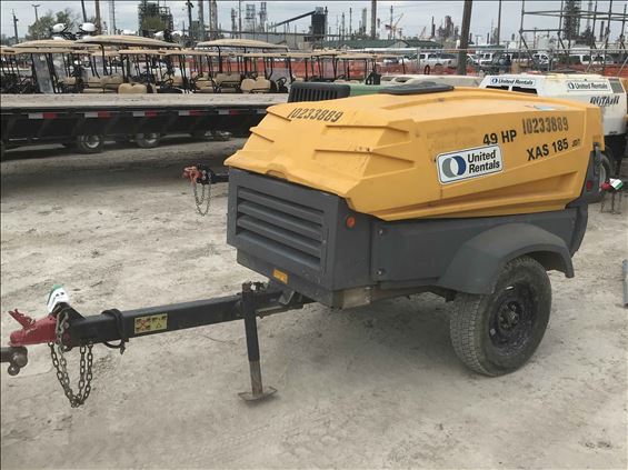 2014 Atlas Copco XAS185JD Air Compressor
