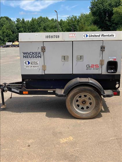 2017 Wacker Neuson G25 T4F Diesel Generator