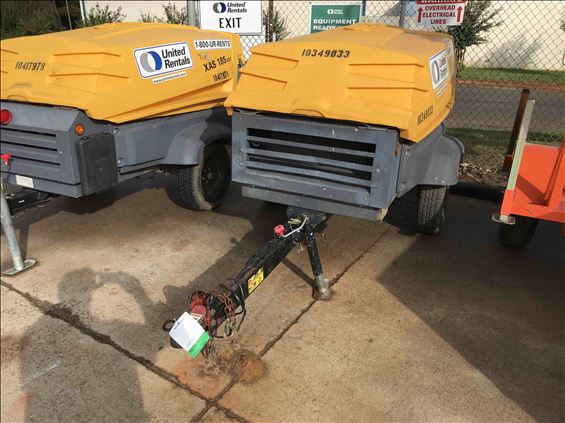 2015 Atlas Copco XAS185KD7 IT4 Air Compressor