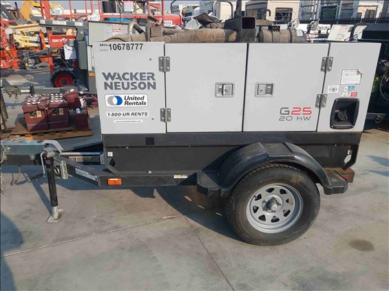 2017 Wacker Neuson G25 T4F Diesel Generator