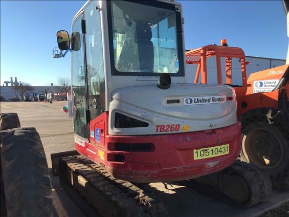 2016 Takeuchi TB260C Mini-Excavator