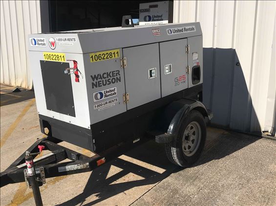 2017 Wacker Neuson G25 T4F Diesel Generator