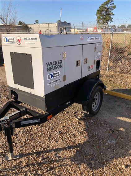 2017 Wacker Neuson G25 T4F Diesel Generator