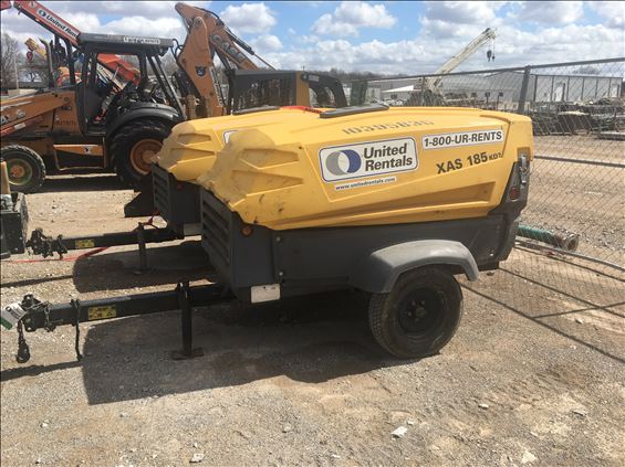 2015 Atlas Copco XAS185KD7 IT4 Air Compressor