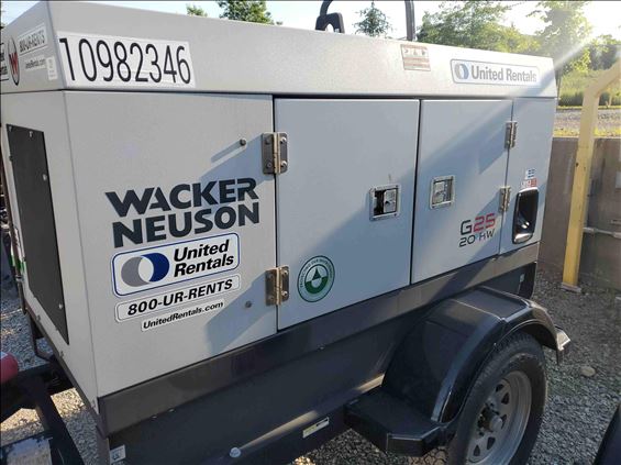 2019 Wacker Neuson G25 T4F Diesel Generator