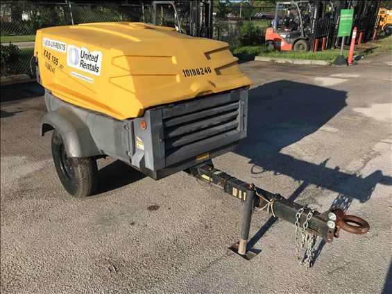2013 Atlas Copco XAS185JD Air Compressor