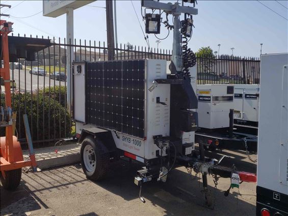 2015 Progress Solar Solutions SHYB1000 Towable Light Tower