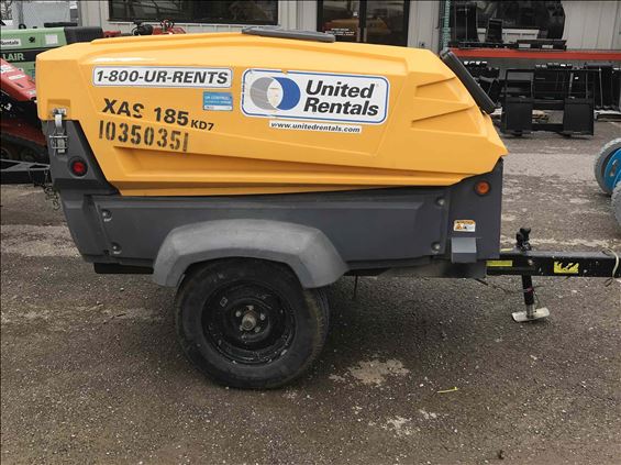 2015 Atlas Copco XAS185KD7 IT4 Air Compressor