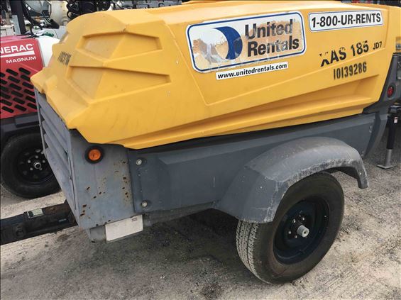 2013 Atlas Copco XAS185JD Air Compressor