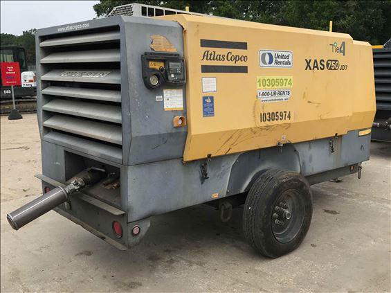 2014 Atlas Copco XAS750JDIT4 Air Compressor