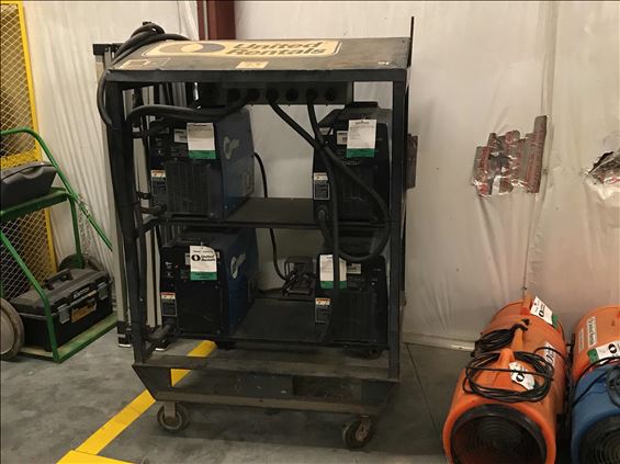 2008 Miller Welders XMT 350 RACK Welder Rack